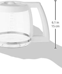 Cuisinart DGB-500WRC 12 Cup Coffee Carafe Replacement White 8.5×8.2 2