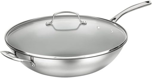 Cuisinart 14 Inch Non-Stick Stir Fry Pan with Lid 9526-36HNSD - Image 2