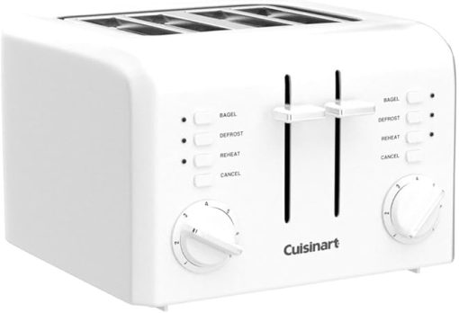 Cuisinart 4-Slice Compact Toaster White Model CPT-142P1 - Image 2
