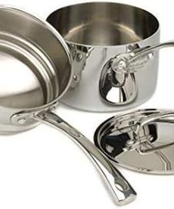 Cuisinart Classic Tri-Ply Stainless 3-Piece Saucepan and Boiler Set 2