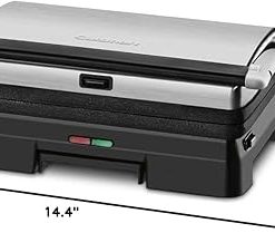 Cuisinart GR-11FR Griddler 3-in-1 Grill and Panini Press Black 2