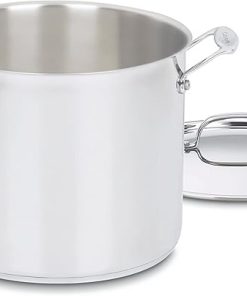 Cuisinart 12 Quart Stockpot with Lid Chef’s Classic Collection Silver 2