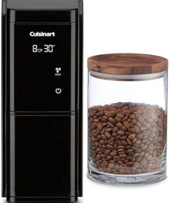 Touchscreen Burr Grinder 7.34 x 5.0 x 11.14 Inches Holds 14 Cups 2