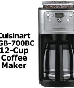 Cuisinart DGB-700BC Grind Brew 12 Cup Coffeemaker Black Chrome 2