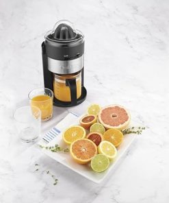 Cuisinart CCJ-900P1 Citrus Juicer with Carafe 24 Ounce Black Silver 2