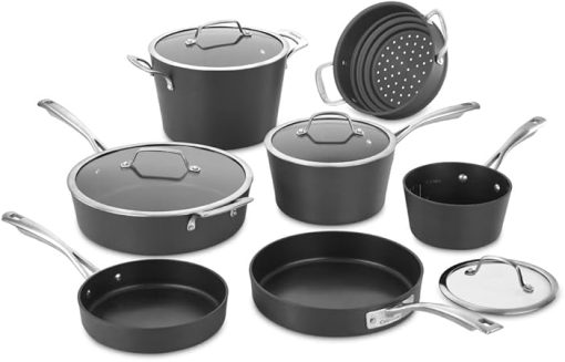 Cuisinart 62I-11 Medium Black Cookware Set for Every Kitchen - Image 2