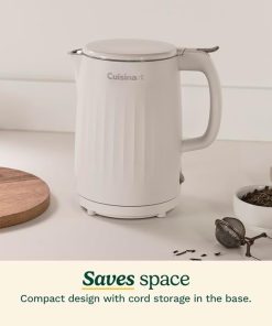 Cuisinart Soho 1 Liter Double Wall Electric Kettle in Truffle Color 2