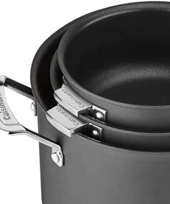 Cuisinart N61-11 Nonstick Hard Anodized 11 Piece Cookware Set Black 2