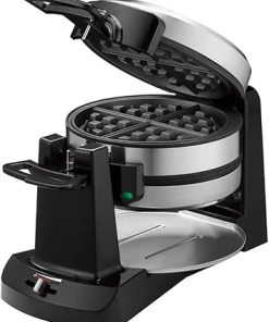 Cuisinart WAF-F40 Double Flip Belgian Waffle Maker Black Stainless Bundle 2