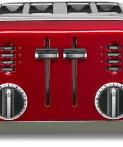 Cuisinart Metal Classic 4-Slice Toaster in Metallic Red And SCO-60 Can Opener 2