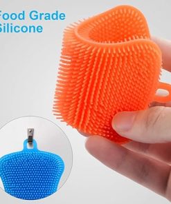 3PCS Silicone Dish Sponges Food-Grade Multi-Purpose Kitchen Gadgets 2