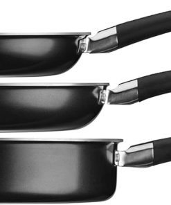 Cuisinart Nonstick Aluminum Nesting Cookware Set 12 Piece Black 2