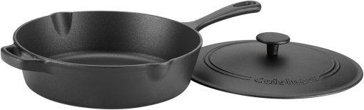 Cuisinart CHEF'S CLASSIC Cast Iron 12 Inch Chicken Fryer with Handle - Image 2