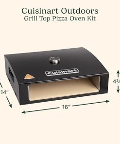 Cuisinart CPO-700 Grill Top Pizza Oven Kit in Black and Aluminum 2