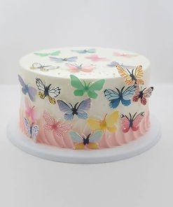 Edible Butterfly Cupcake Toppers 72Pcs Colorful Cake Decorations 2