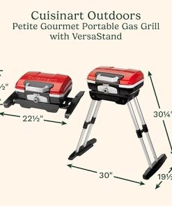 Cuisinart Petite Gourmet Portable Gas Grill Compact 150 Sq In Surface 2