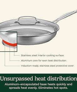 Cuisinart 12 Inch Skillet with Glass Cover Chef’s Classic Collection 2