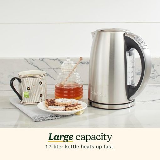 Cuisinart 1.7L Stainless Steel Cordless Electric Kettle with 6 Settings - Image 2