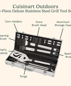 Cuisinart 14-Piece Deluxe Stainless Steel Grill Set for Outdoor Cooking 2
