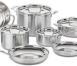 Cuisinart MultiClad Pro 12 Piece Cookware Set and 12 Inch Skillet 2