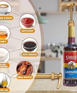 Coffee Syrup Pump 4 Pack for Torani DaVinci and Skinny Syrups 2