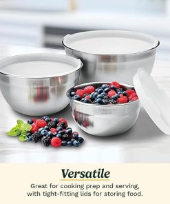Cuisinart Stainless Steel 3-Piece Mixing Bowl Set CTG-00-SMB 2
