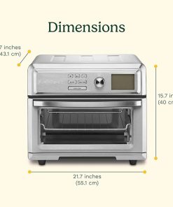 Cuisinart TOA-65C Digital Air Fryer Toaster Oven 0.6 Cu Ft 2