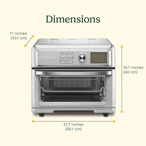 Cuisinart TOA-65C Digital Air Fryer Toaster Oven 0.6 Cu Ft - Image 2
