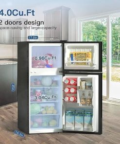 BANGSON 4.0 Cu.Ft Small Refrigerator with Freezer for Dorm and Office 2