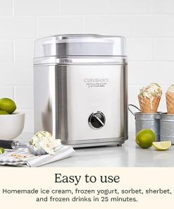Cuisinart 2-Quart Ice Cream Maker Fully Automatic Frozen Desserts 2