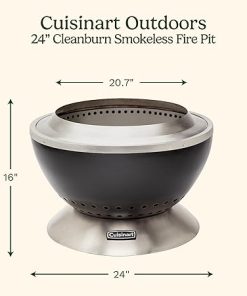 Cuisinart 24 Inch Smokeless Fire Pit with Removable Base for Ash 2