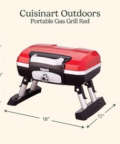 Cuisinart Petite Gourmet Portable Gas Grill Compact Lightweight Grill 2