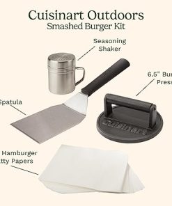 Cuisinart Smash Burger Kit with Press, Spatula, Seasoning and Papers 2