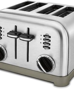 Cuisinart Classic 4-Slice Toaster Brushed Stainless Steel Set 2