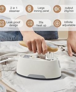 YIKA 2-in-1 Clothes Steamer and Iron with Fast Heat-Up for Travel 2