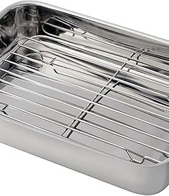 Cuisinart 7117 14 Inch Chef Classic Lasagna Pan with Roasting Rack 2