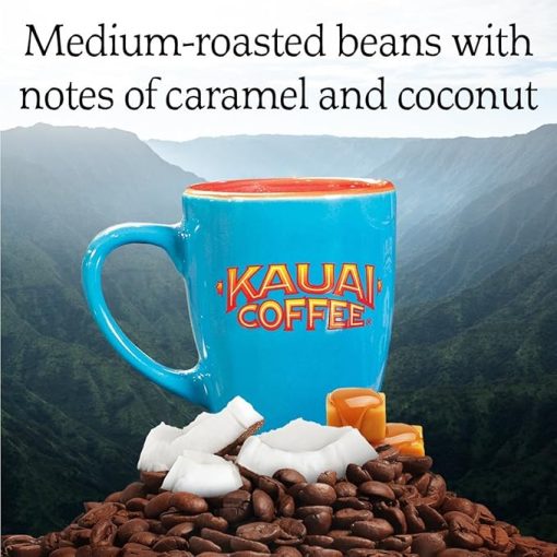 Kauai Coffee Coconut Caramel Crunch Medium Roast Ground Coffee 10 oz - Image 2