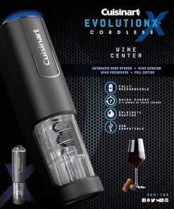 Cuisinart EvolutionX RWO-100NAS Cordless 4-in-1 Wine Opener 2