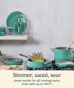 Cuisinart 12-Piece Pots and Pans Set Nonstick Teal Culinary Collection 2