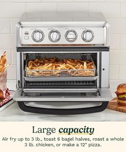 Cuisinart 1800W Air Fryer Toaster Oven with Grill and Timer, Black 2