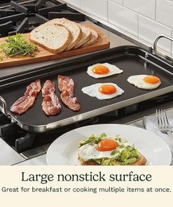 Cuisinart Nonstick Double Burner Griddle Skillet 10×18 Inch MCP45-25NSP1 2