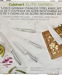 Cuisinart German Stainless Steel Elite Knife Set Five Pieces 2022 2