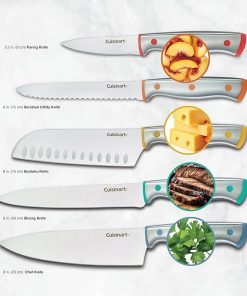 Cuisinart 10pc Stainless Steel ColorCore Rivet Set with Blade Guards 2
