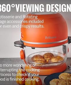 Non Toxic Glass Air Fryer 5 Quart Self-Cleaning BPA-Free Teflon Free 2
