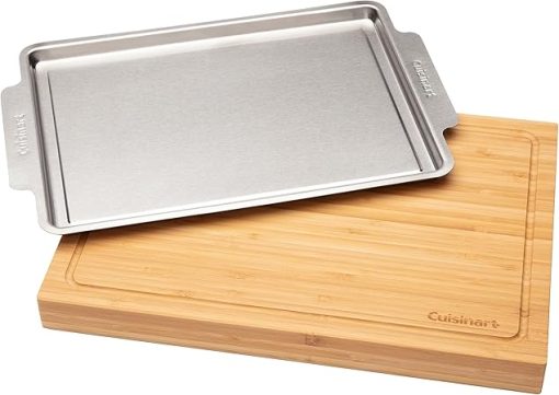 Cuisinart CPK-4884 Bamboo Cutting Board with Tray for Easy Use - Image 2