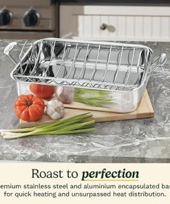 Cuisinart 16 Inch Chef’s Classic Rectangular Roaster with Rack 2