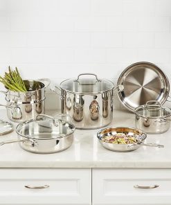 Cuisinart 11-Piece Stainless Steel Cookware Set Chef Classic 2
