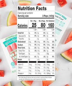 GoodPop Watermelon Ice Pops – 100% Fruit Juice No Artificial Ingredients 2
