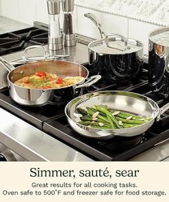 Cuisinart FCT-13 Cookware Set 13 Pieces French Classic Tri-Ply Silver 2
