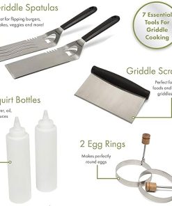 Cuisinart CGS-507 7 Piece Steel Griddle Kit for Ultimate Cooking 2
